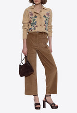 Etro Corduroy High-Rise Pants
