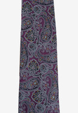 Etro Paisley Jacquard Silk Tie