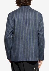 Etro Pinstripe Single-Breasted Blazer
