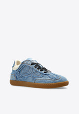 GANNI 08 Denim Low-Top Sneakers