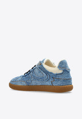 GANNI 08 Denim Low-Top Sneakers