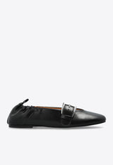 GANNI Buckle Ballet Flats