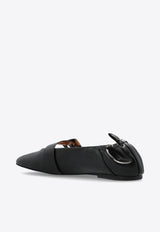 GANNI Buckle Ballet Flats