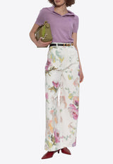 Loewe Anagram Ribbed Polo T-shirt