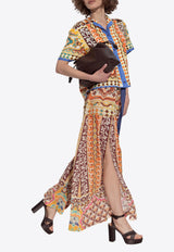 Etro Printed Tie-Waist Pants