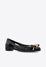 Ferragamo Nara Vara Bow Jelly Flats