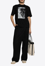 Versace Medusa Via Gesù Print T-shirt