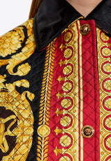Versace Barocco Silk Reversible Quilted Vest