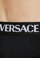 Versace Logo-Waistband Briefs - Set of 2
