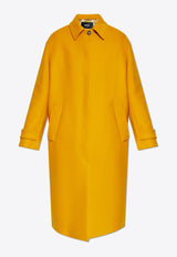 Versace Medusa-Head Felted Wool Coat