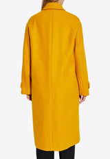 Versace Medusa-Head Felted Wool Coat