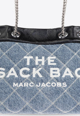 Marc Jacobs Quilted Denim Chain Sack Shoulder Bag