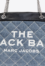 Marc Jacobs Large Quilted Denim Chain Sack Shoulder Bag