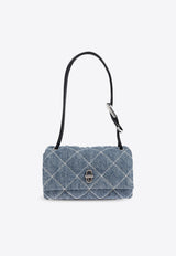 Marc Jacobs Mini Quilted Denim Dual Shoulder Bag
