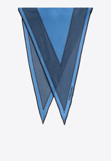 Ferragamo Diamond Pattern Silk Neckerchief