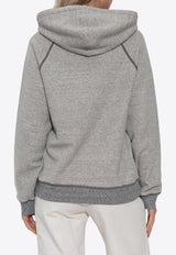 Chloé Logo Print Oversized Hooded Sweatshirt