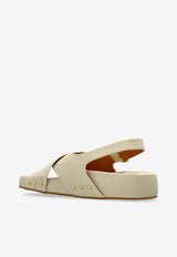 Chloé Mae Crisscross Slingback Sandals