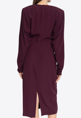 Stella McCartney Twist Midi Dress