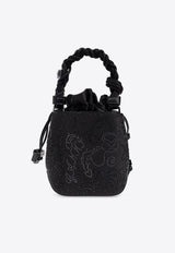 GANNI Mini Bou Studded Bucket Bag