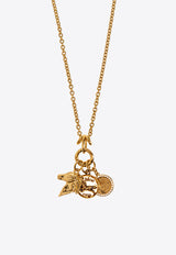 Chloé Charms Brass Necklace