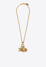 Chloé Charms Brass Necklace