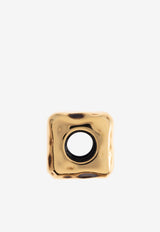 Chloé Cube Dice Bracelet Charm in Brass