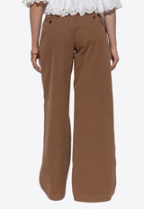 Chloé High-Rise Wide-Leg Pants