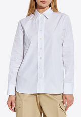 Givenchy Logo Embroidered Long-Sleeved Shirt