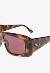 Chloé Izia Rectangular Sunglasses