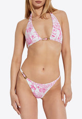 Versace Underwater Barocco Print Bikini Bottom