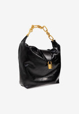 Balmain Sync Leather Shoulder Bag