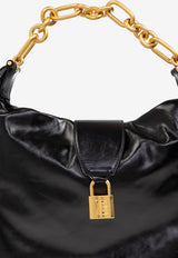Balmain Sync Leather Shoulder Bag