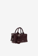 Max Mara Small Holdall Leather Top Handle Bag