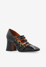 Chloé Janis 80 Calf Leather Pumps