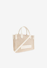 Balmain Small B-Army Monogram Jacquard Tote Bag
