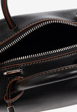 Max Mara Small Holdall Leather Top Handle Bag