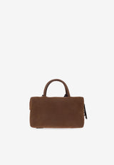 Max Mara Small Holdall Leather Top Handle Bag
