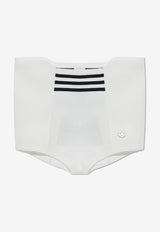 Adidas Originals High-Rise Ribbed Boy Shorts