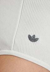 Adidas Originals High-Rise Ribbed Boy Shorts