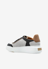 Max Mara Maxi Urban Suede and Leather Sneakers