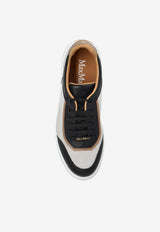 Max Mara Maxi Urban Suede and Leather Sneakers