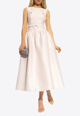 Self-Portrait Taffeta Midi Dress