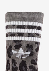 Adidas Originals Leopard Crew Socks - Set of 2