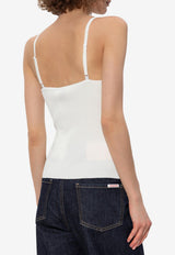 Self-Portrait Lace-Trimmed Strappy Top
