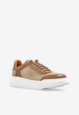 Max Mara Maxi Urban Suede and Leather Sneakers