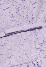 Self-Portrait Floral Lace Mini Dress