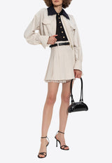 Self-Portrait Long-Sleeved Bodysuit PF25-113T-B 0-BLACK