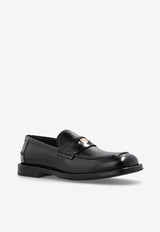 Moschino Leather Penny Loafers