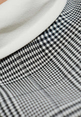 Self-Portrait Sleeveless Dress - Black PF25-016S-BW 0-BLACK AND WHITE