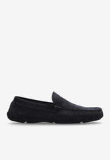 Jimmy Choo Stanly Suede Loafers STANLY DRIVER UUE-NAVY